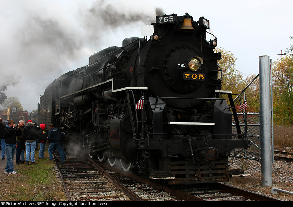 Fort Wayne Historical Society's restored Nickel Plate Road Berkshire #765